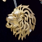 Lion brooch