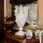 Large alabaster lamp