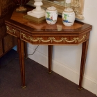 Inlay French card table