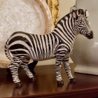Ceramic zebra statue, made in Italy