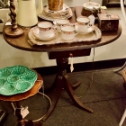 Vintage mahogany drop leaf side table