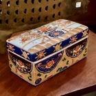 Colorful Asian lidded trinket box