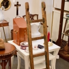 English Victorian pine & ash ladder