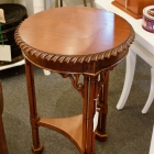 English mahogany round table