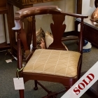 Mahogany corner chair
