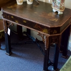 Maitland Smith Chippendale leather top table