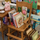 High chair plant stand or book shelf