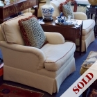 Pair of club chairs