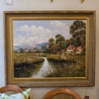 Farm blossom painting / geese
