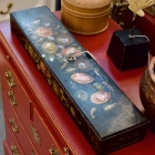 Victorian mother of pearl inlaid dresser box