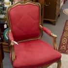 Quilted French chair
