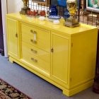 Lacquered chest