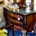 Marble top commode