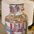 Vintage Famille Rose vase
