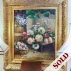 Floral oil on canvas