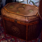 Large woven chest