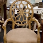 Spider back arm chair