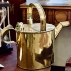 Victorian brass watering can from England