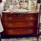 Antique inlay 3-drawer chest