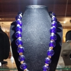 Fan FavoriteLarge cobalt blue glass beads necklace 