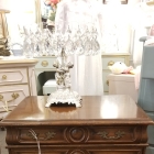 Vintage Walnut French End Table