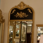 Gilded mirror, beveled