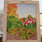 Red house painting