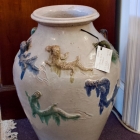 Large pottery vase - dragons