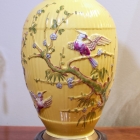 Chelsea House oriental yellow bird vase