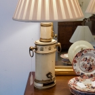 Pair of tole lamps