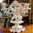 Italian cherub candelabra