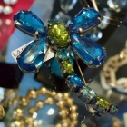 Large dragonfly brooch