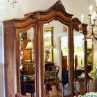 Antique armoire w/ 3 mirrored doors