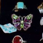 Sterling butterfly ring