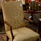 Gold arm chair