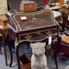 French desk - hand painted & polished