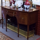 Kittinger inlaid sideboard w/ wine drawers