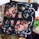 Pair of needlepoint pillows