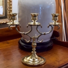 Pair of 3 arm Baldwin candelabras