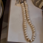 Cow bone necklace beads