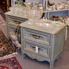 Pair of Dixie French Provincial end tables / night stands