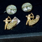 Archer cufflinks