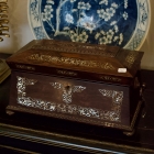 Inlaid tea caddy