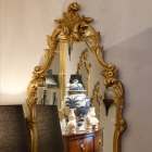 Gilt wood mirror