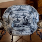 Napier imperial stone transferware platter