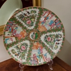 Rose medallion platter