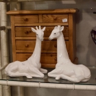 Pair of ceramic giraffes - Fitz & Floyd