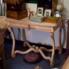 Early 20th C French bleached wood small desk