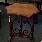 Antique hand made tilt top table