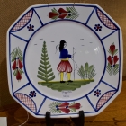 Quimper plate